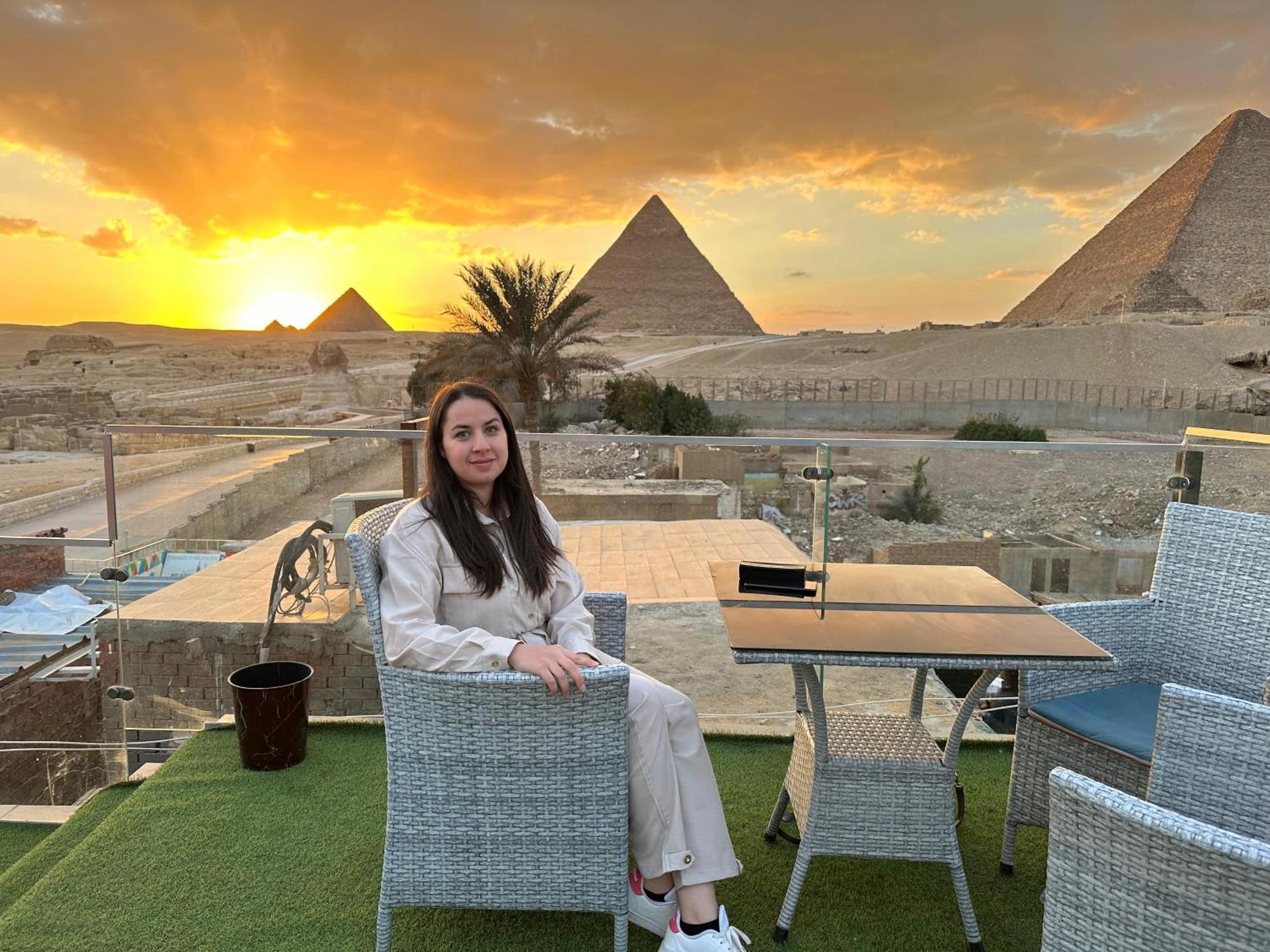 Golden Scarab Pyramids Hotel Kafret el-Gabal 外观 照片