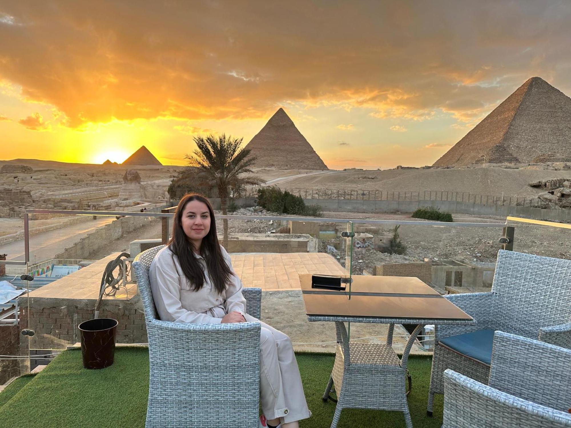 Golden Scarab Pyramids Hotel Kafret el-Gabal 外观 照片